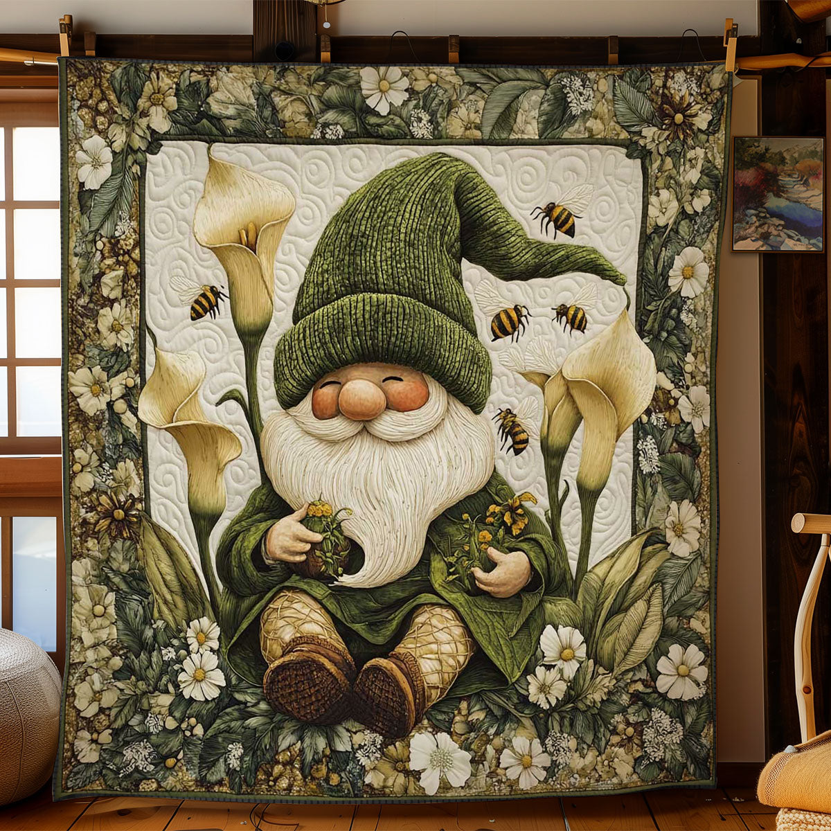 Secret Gnome WN2305058CL Quilt
