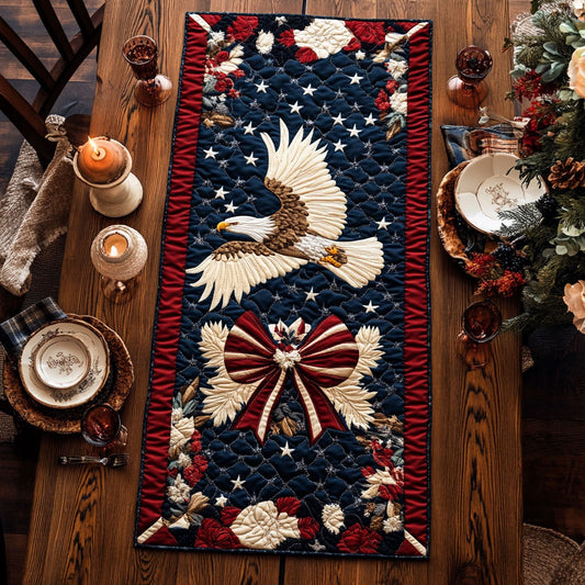 Bald Eagle Light WN1206027CL Quilted Table Runner