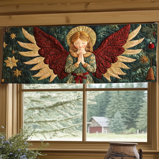 Pray Angel WJ0505013CL Quilted Valance