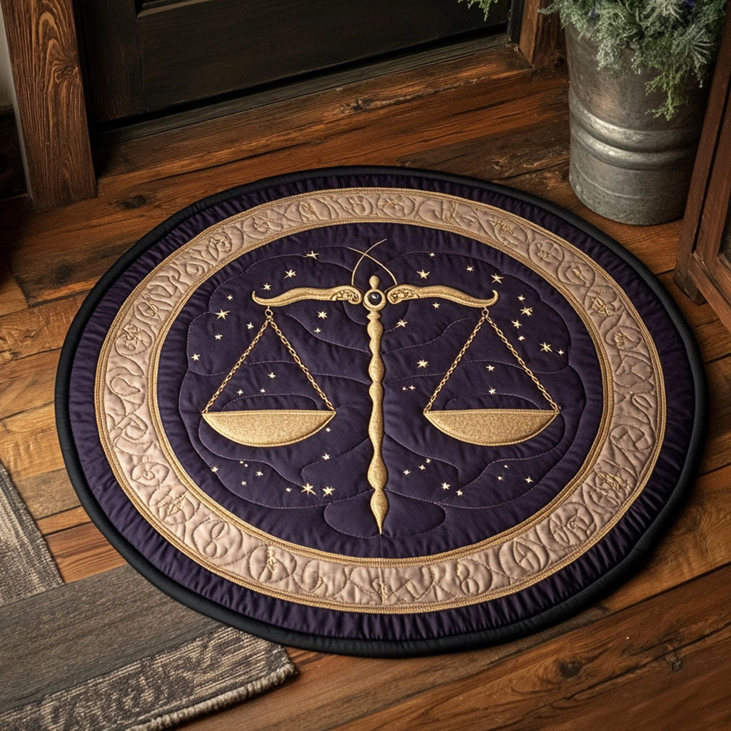 Libra CP1707025CL Quilted Round Mat