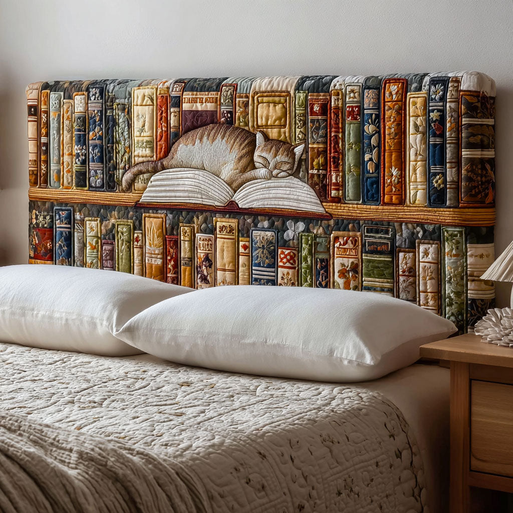 Cozy Bookcat CP2912010CL Quilted Headboard Slipcover