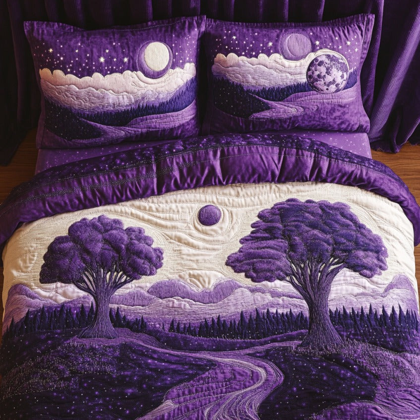 Purple Planet XR1209057CL Duvet Cover Set