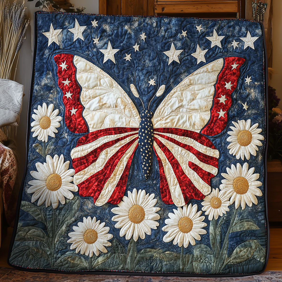 Floral Butterfly WX3105023CL Quilt