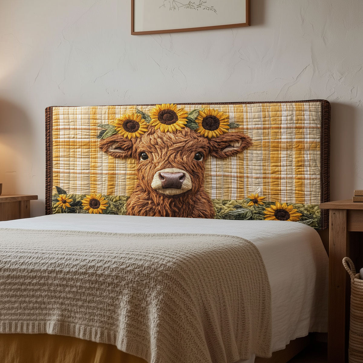 Happy Highland CP1912004CL Quilted Headboard Slipcover