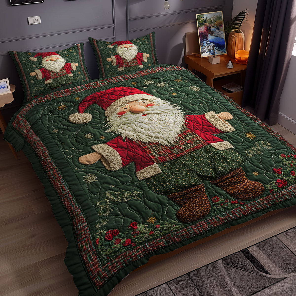 Gnome Noel WX2311073CL Duvet Cover Set