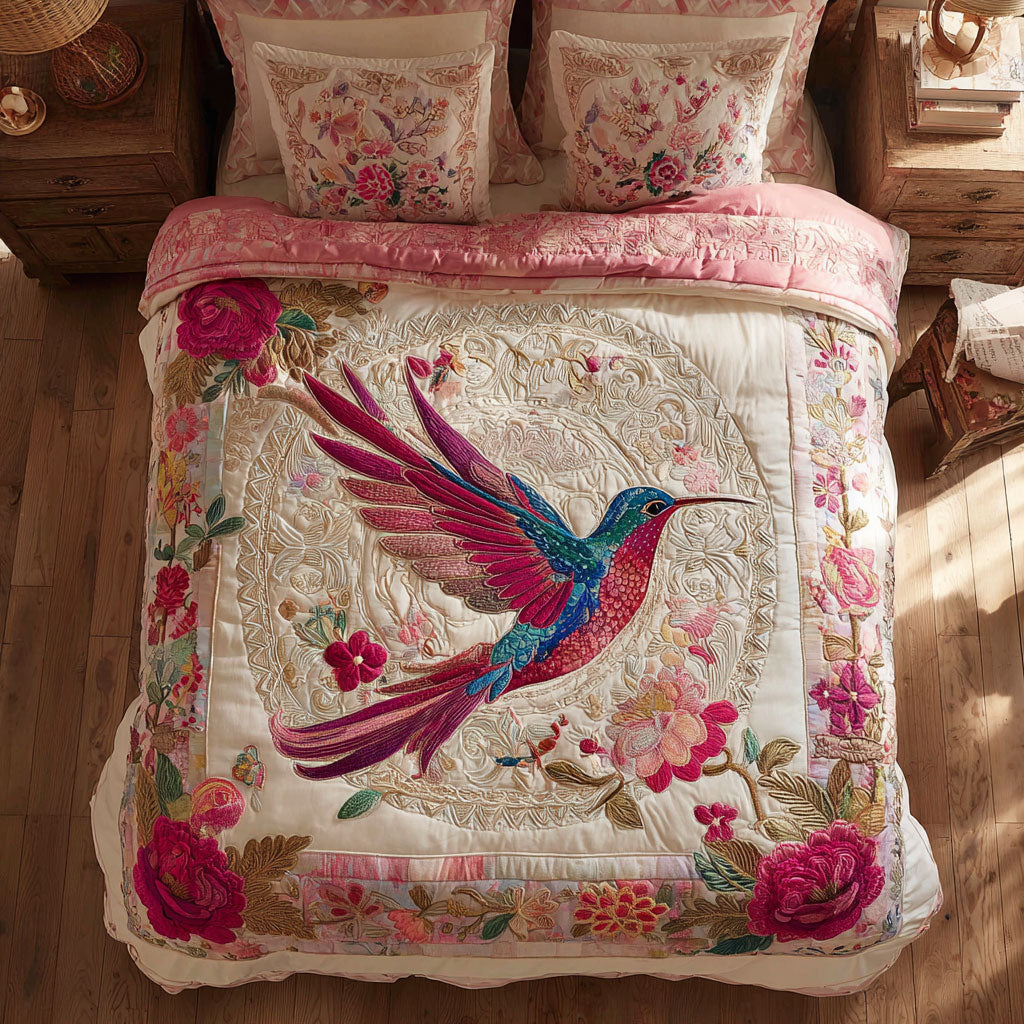 Joyful Flight Hummingbird CW2909036CL Duvet Cover Set