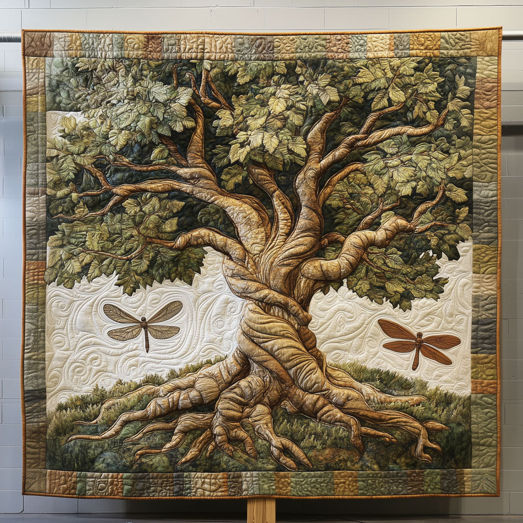 Dragonfly Twisted Root Tree LT0410027CL Duvet Cover Set