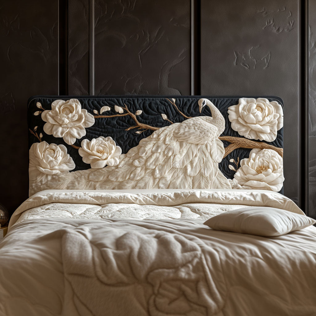 Eternal Peacock Beauty KL0501029CL Quilted Headboard Slipcover