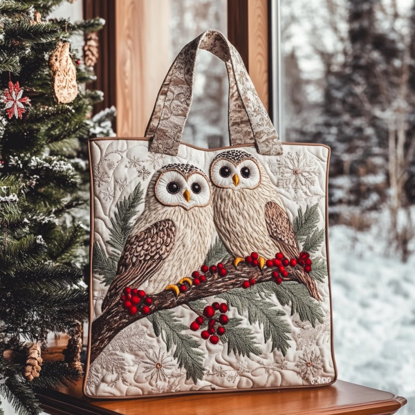 Snow Serenity XR0710018CL Quilted Tote Bag