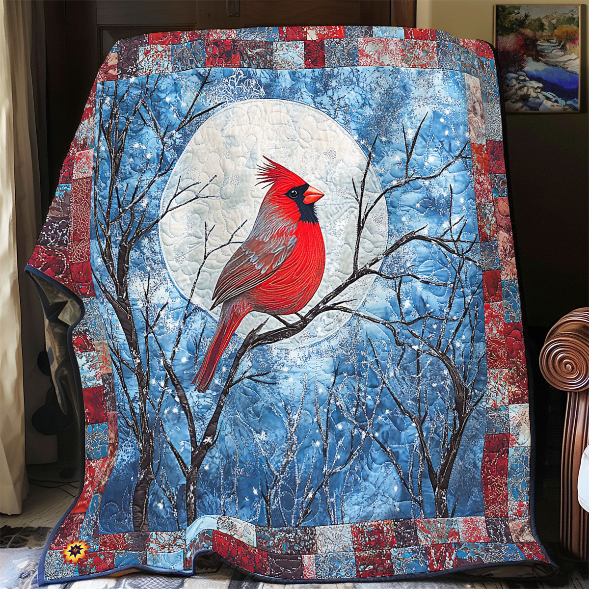 Moon Cardinal WX2612045CL Quilt