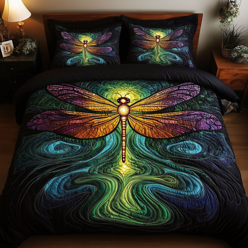 Aura Glow Dragonfly LT0310022CL Duvet Cover Set