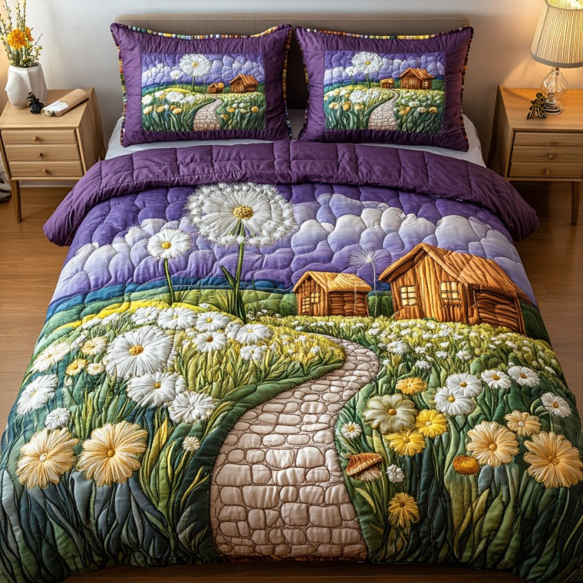 Dandelion Field XR1509002CL Duvet Cover Set
