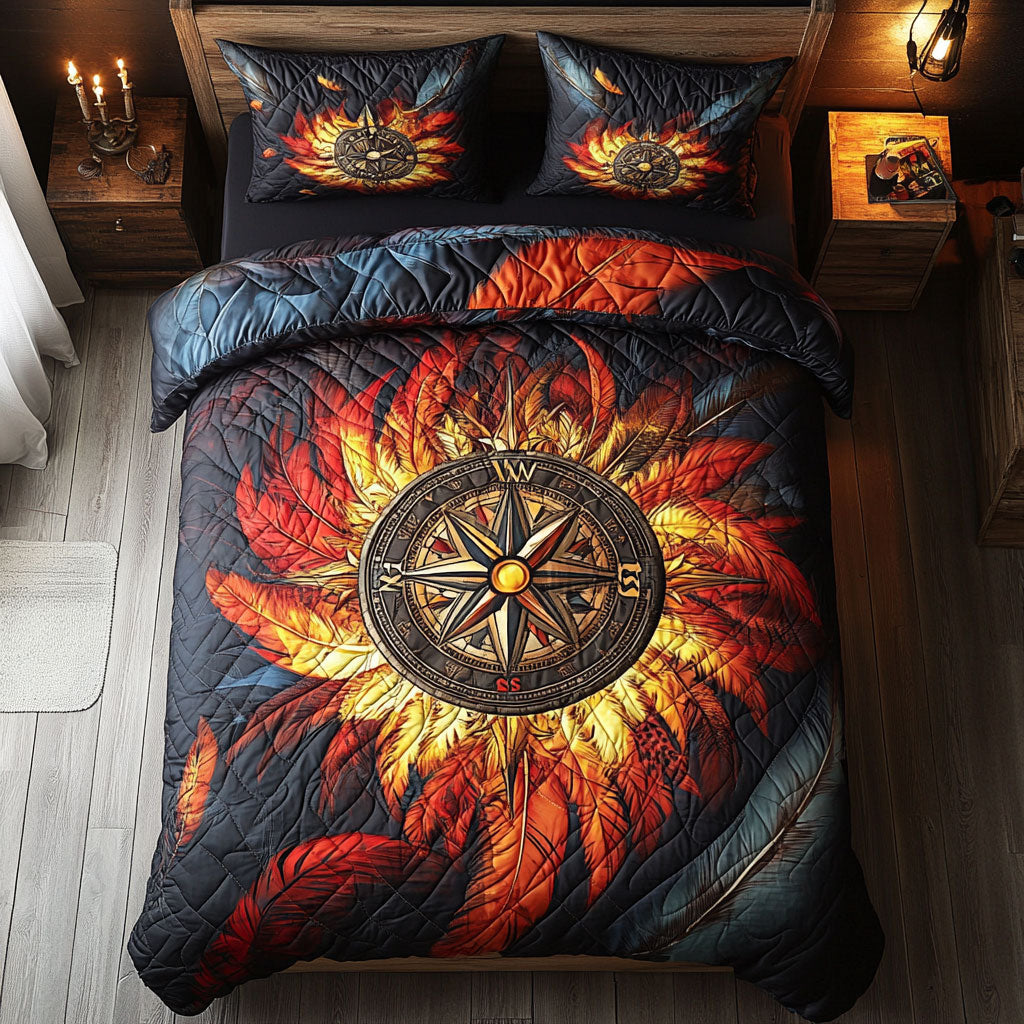 Fire Native Compass WY2101007CL Duvet Cover Set