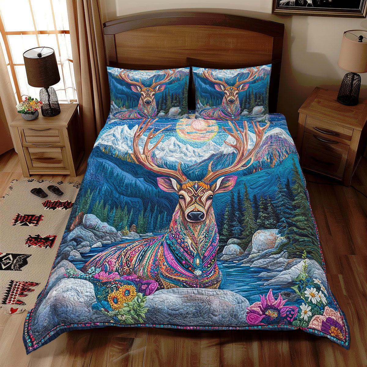 Majestic Deer WX0512061CL Duvet Cover Set