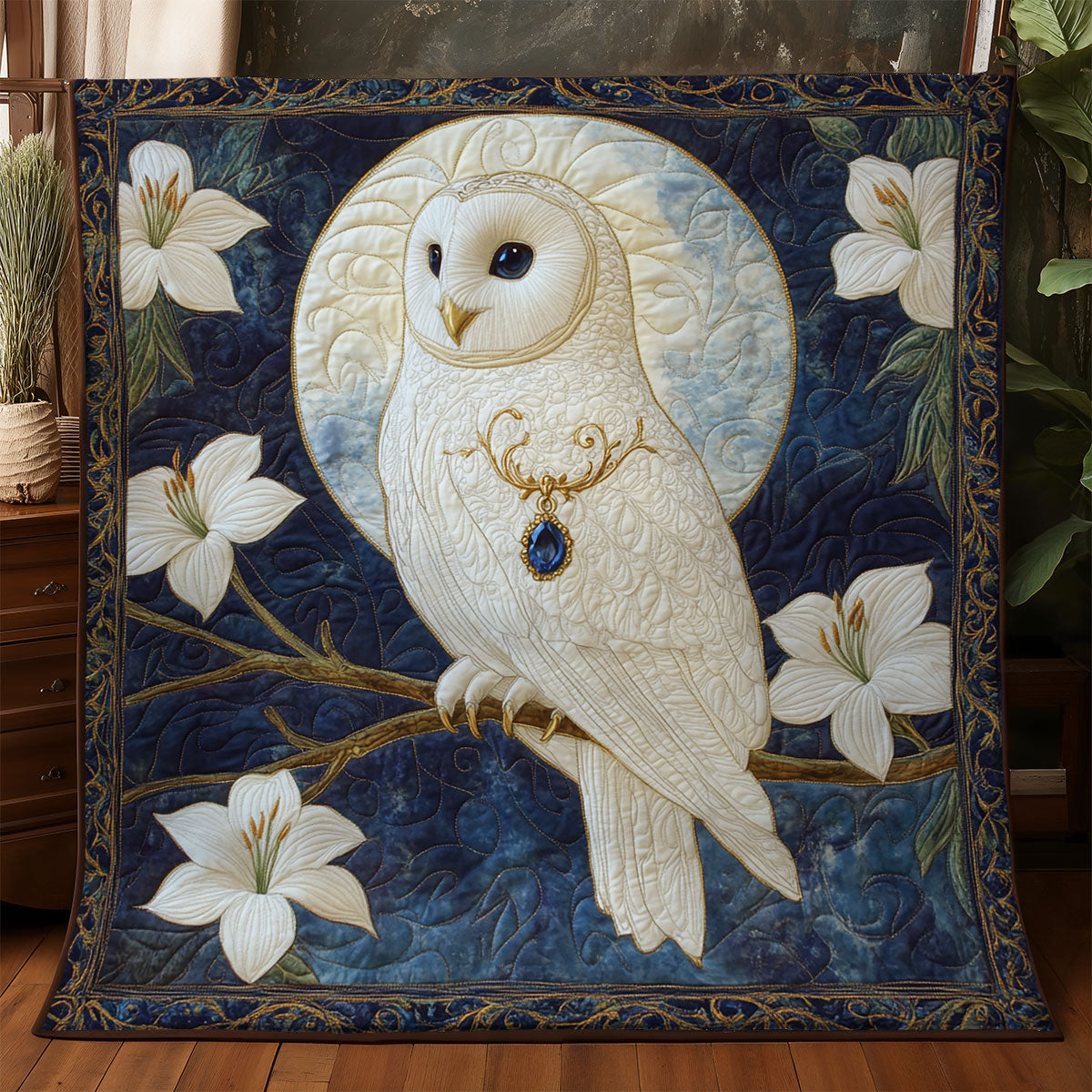 Owl Moon WX3105056CL Quilt