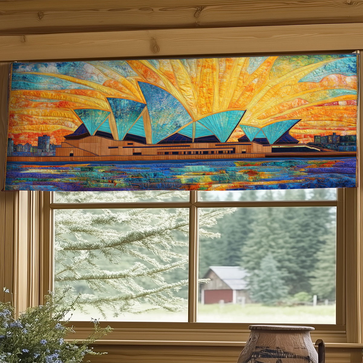 Sydney Glow WY1505049CL Quilted Valance