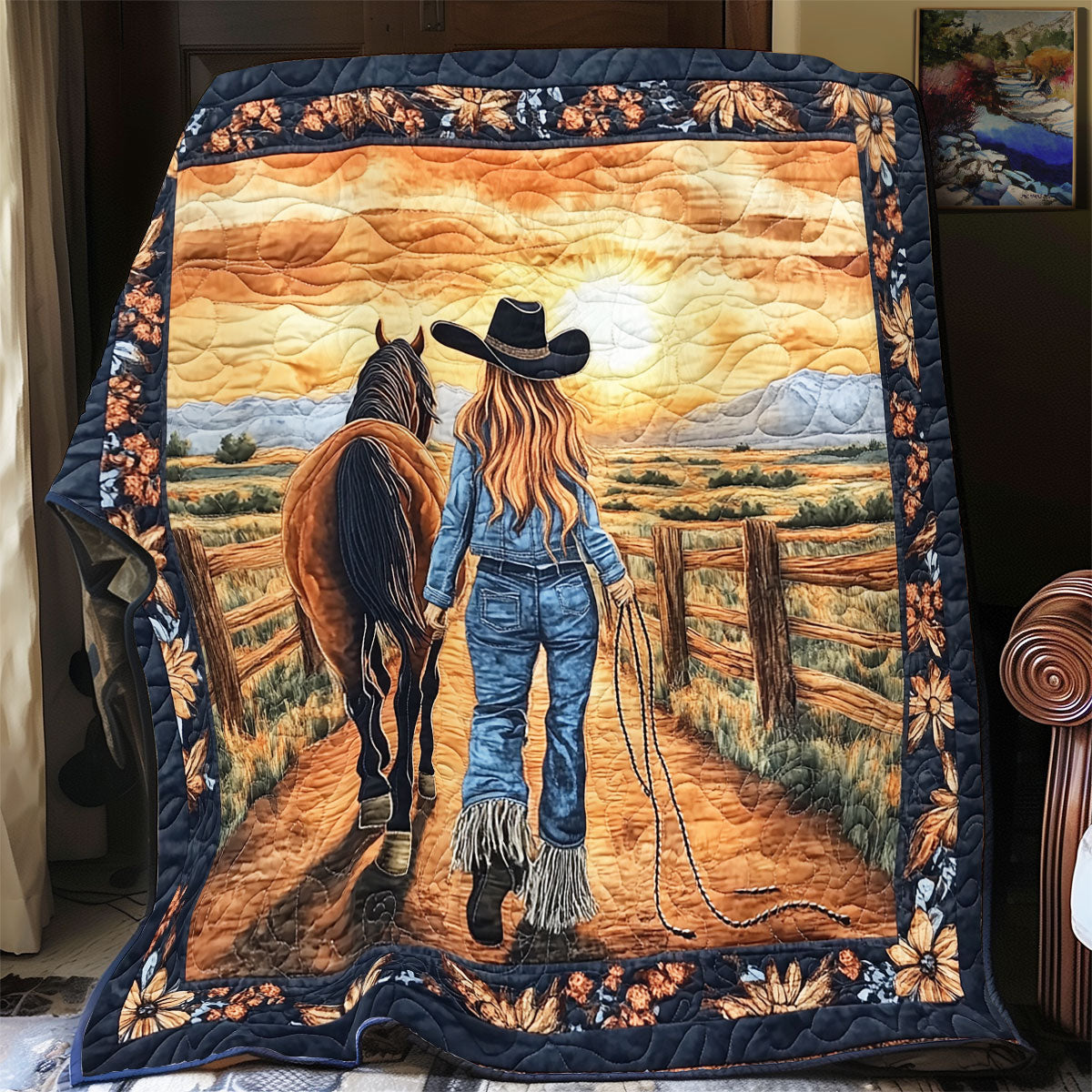Western Cowgirls WX0406061CL Quilt