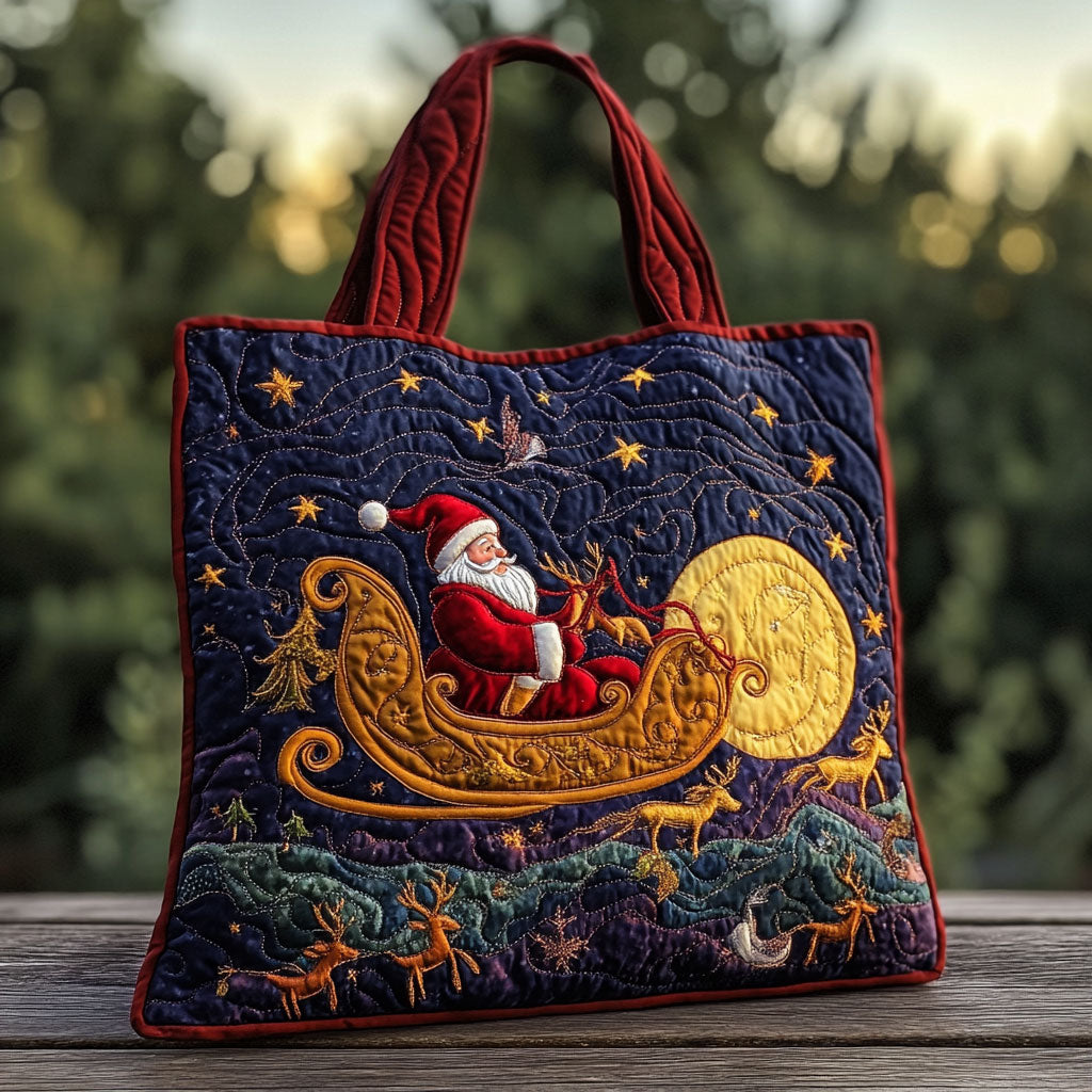 Santa Winter Magic WN0210065CL Quilted Tote Bag