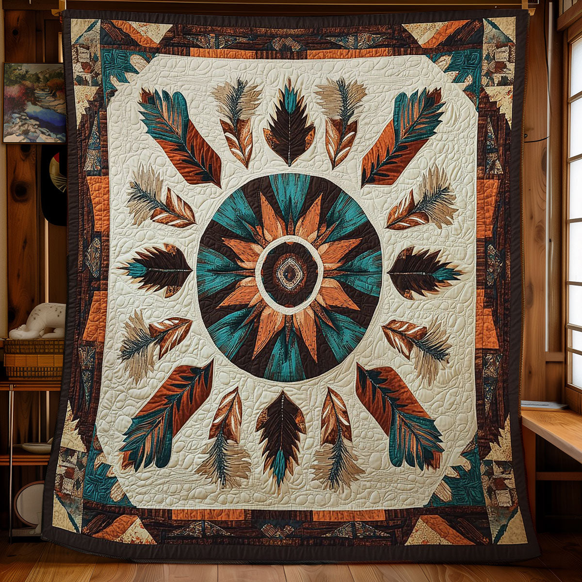 Native American Spirit WY2301069CL Quilt