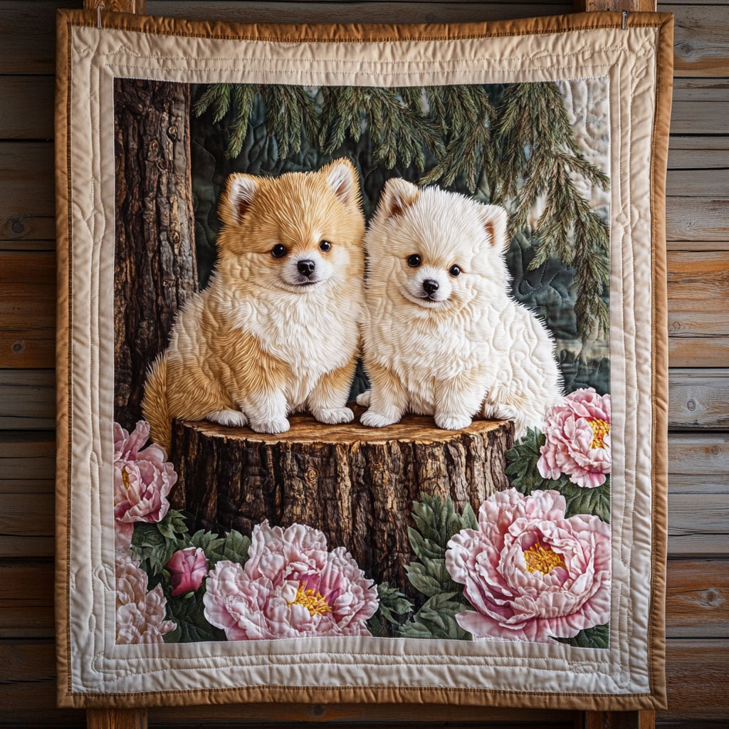 Pom Pom Couple CP2205049CL Quilt