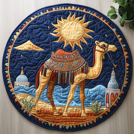 Camel Spirit CW1006017CL Quilted Round Mat