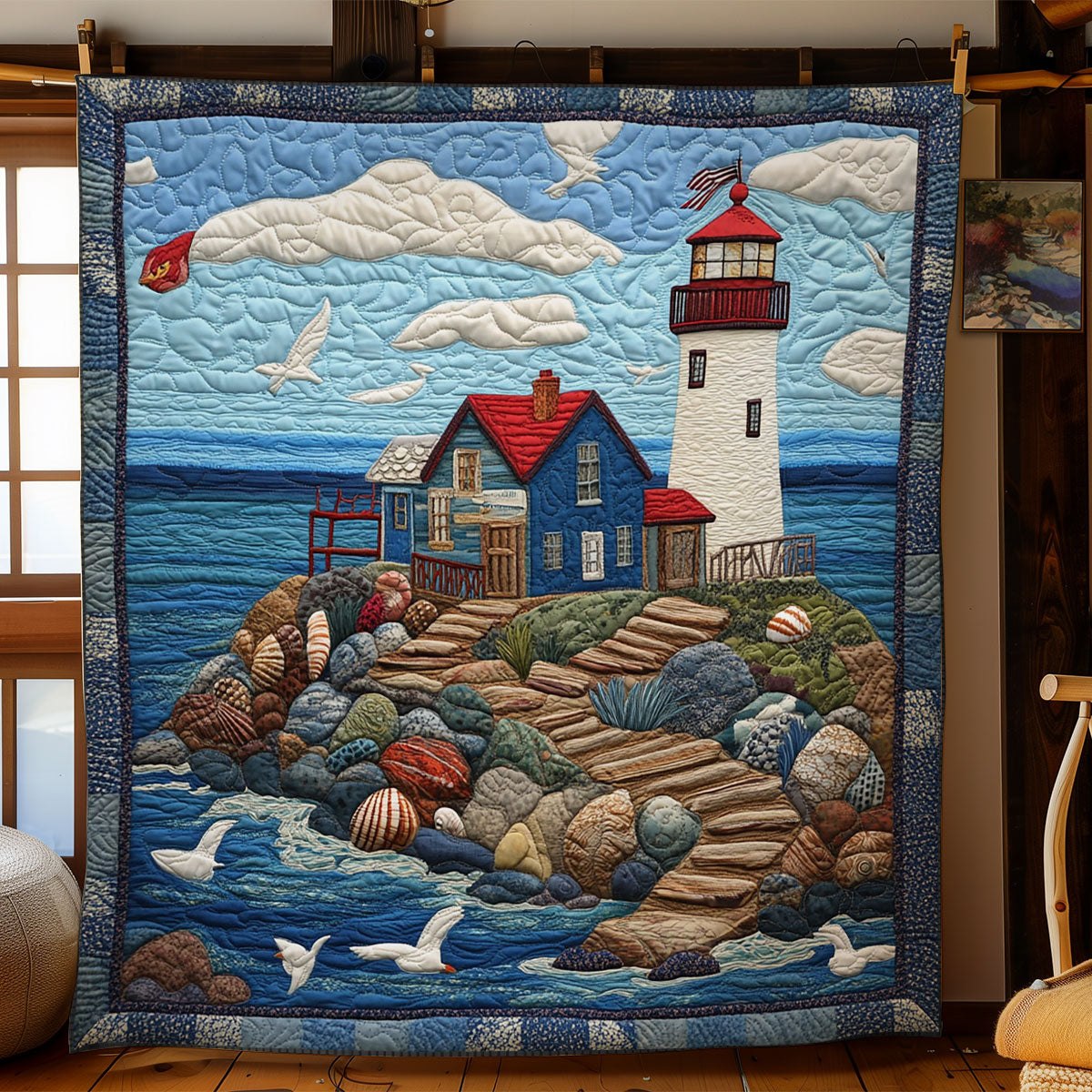 Lighthouse Drift WN0408035CL Quilt