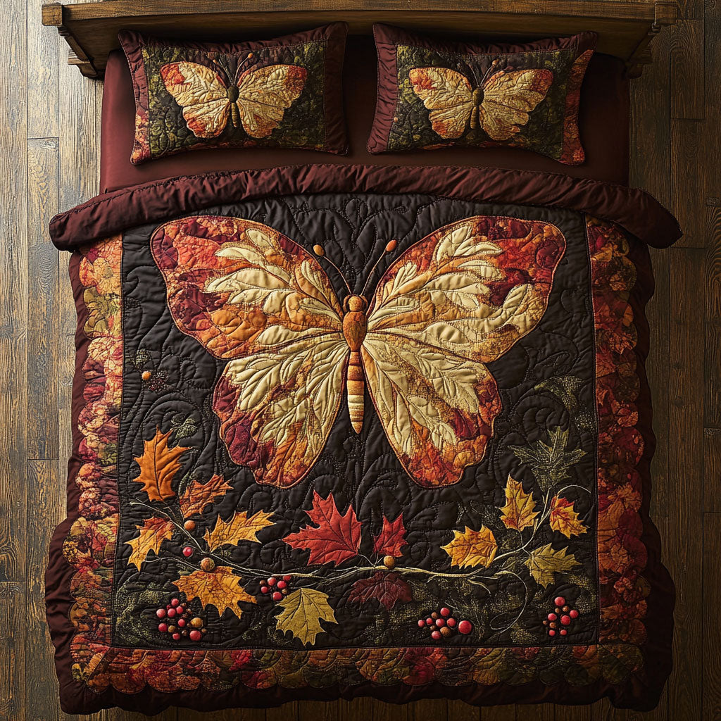 Autumn Butterfly WY0408001CL Duvet Cover Set