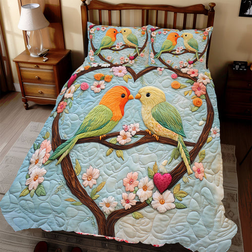 Couple Bird WX1612056CL Duvet Cover Set