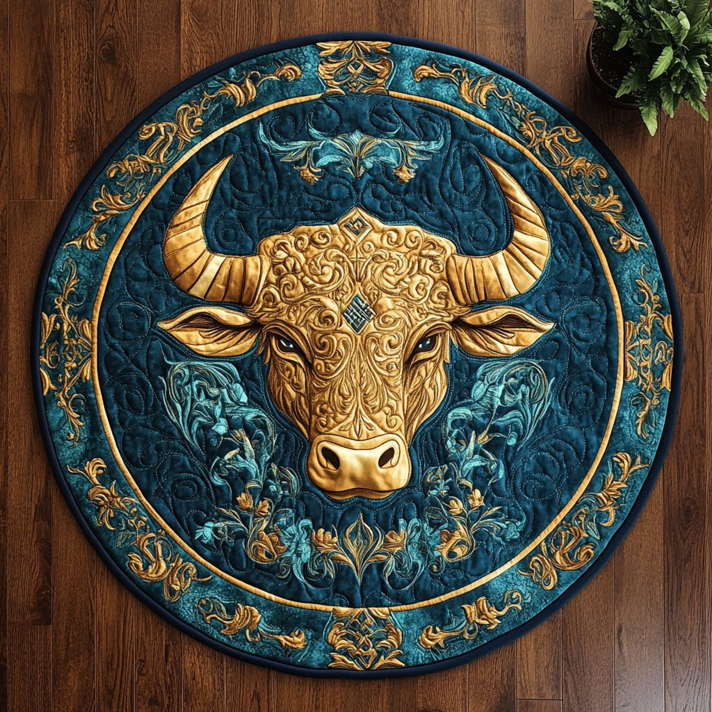 Spirit of the Plains CM2904014CL Quilted Round Mat