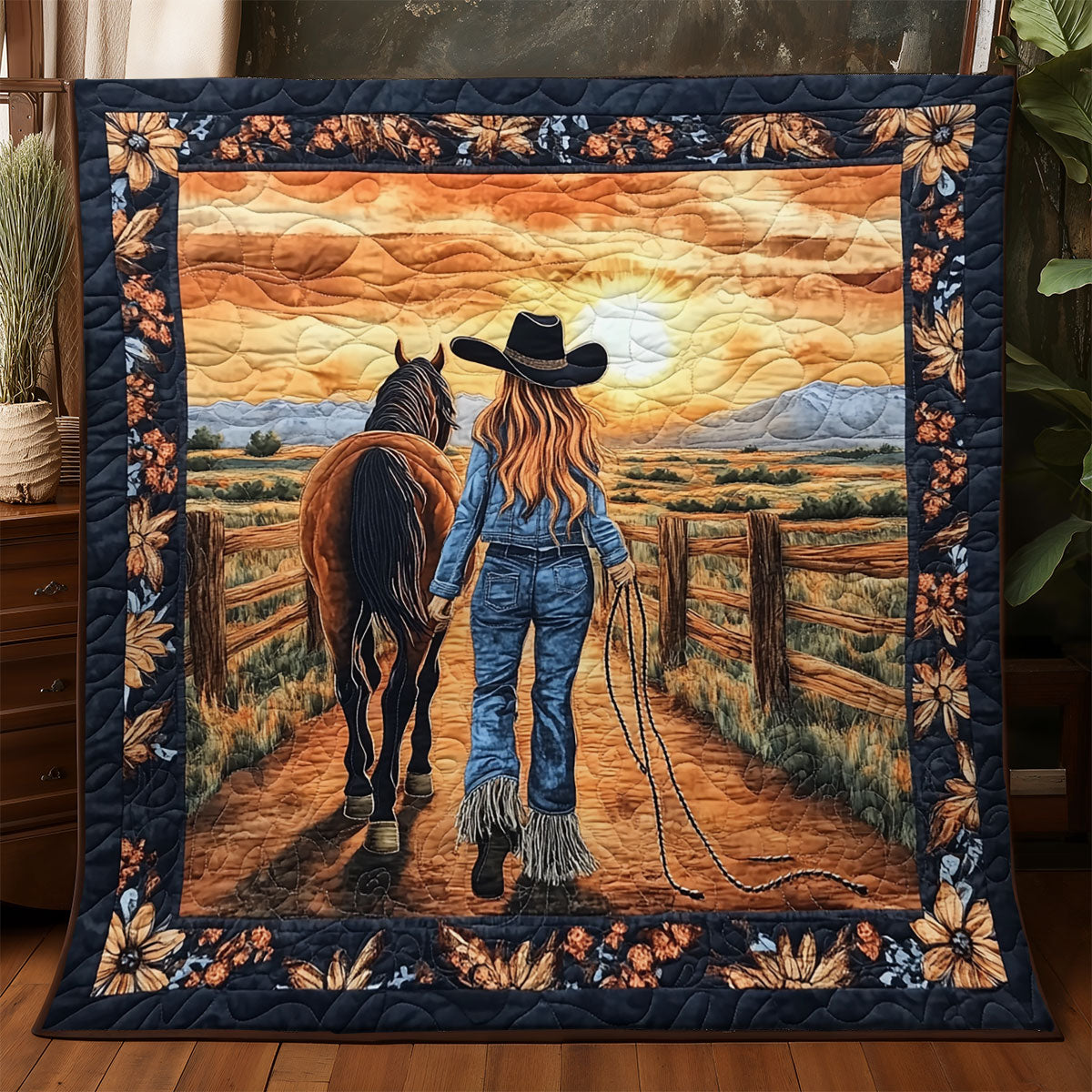 Western Cowgirls WX0406061CL Quilt