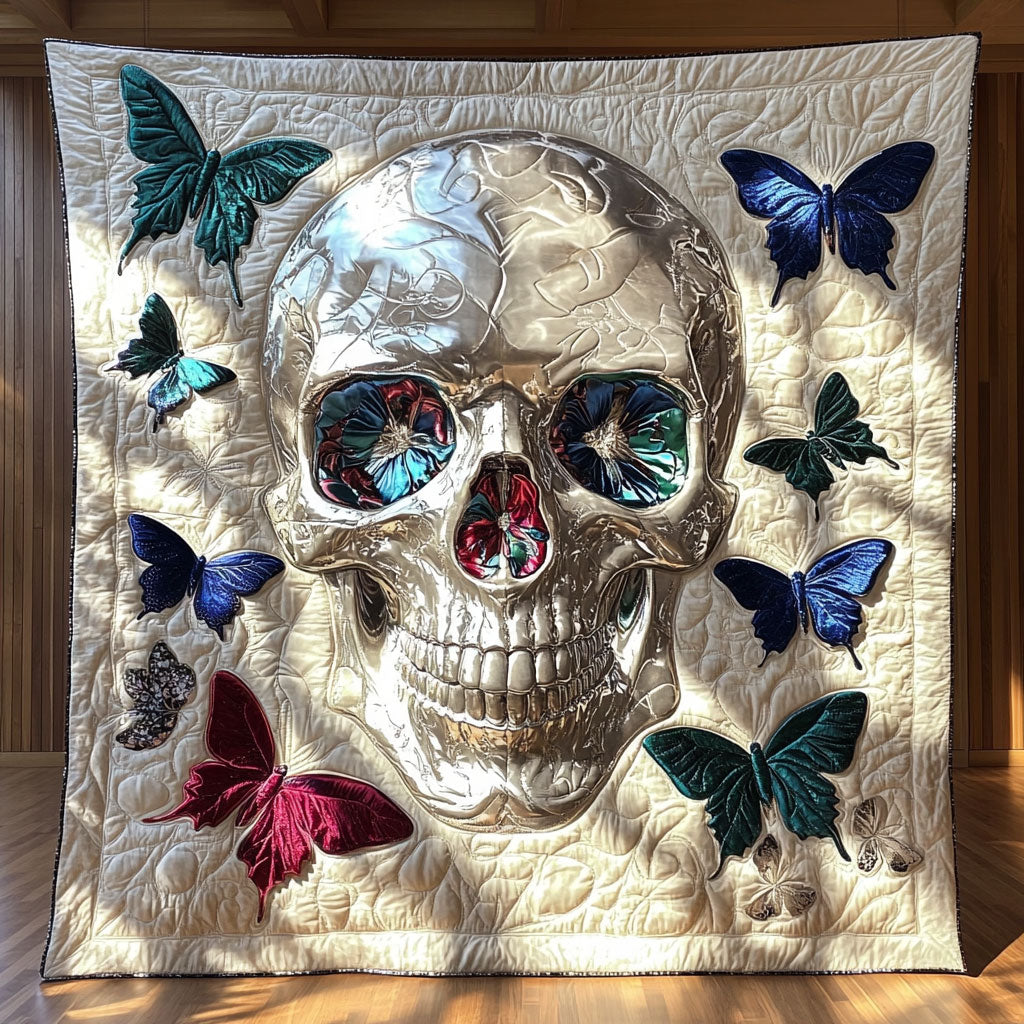 Emerald Skull CW2409049CL Quilt