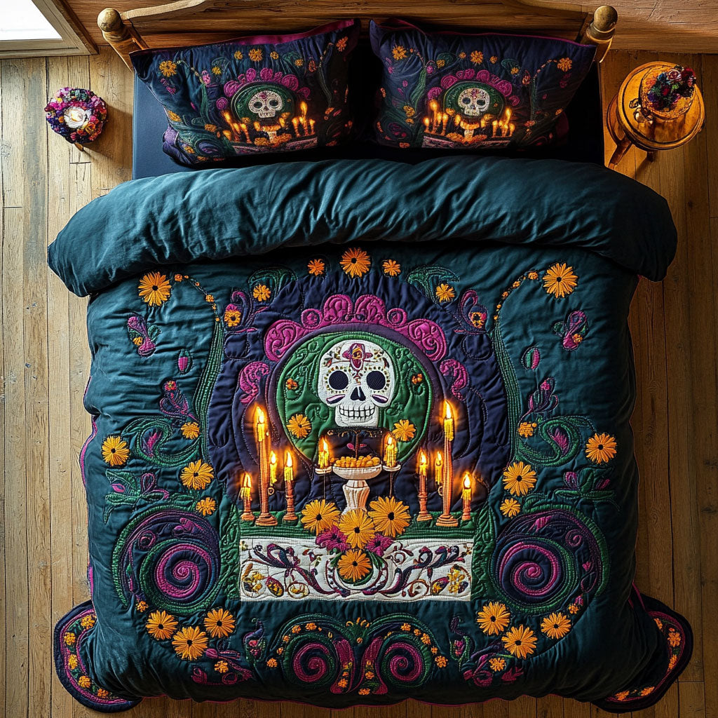 Candlelight Calavera WY2208056CL Duvet Cover Set