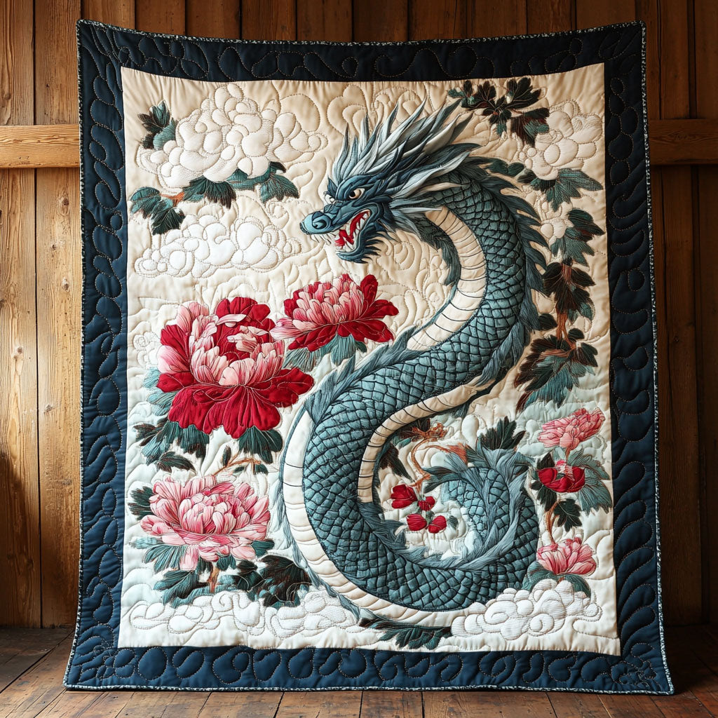 Peony Blossom Dragon CW0909062CL Quilt