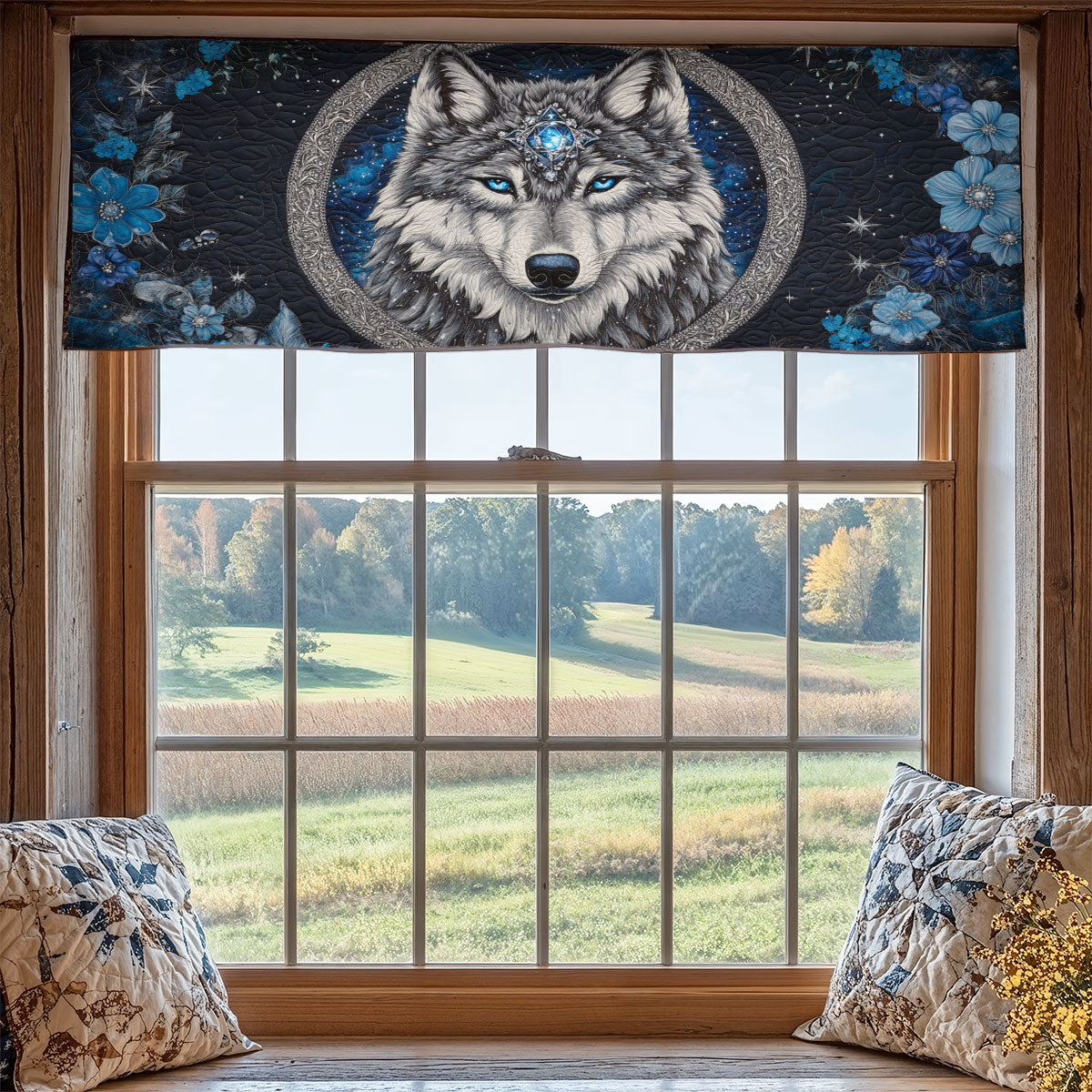 Majestic Wolf WX2205041CL Quilted Valance
