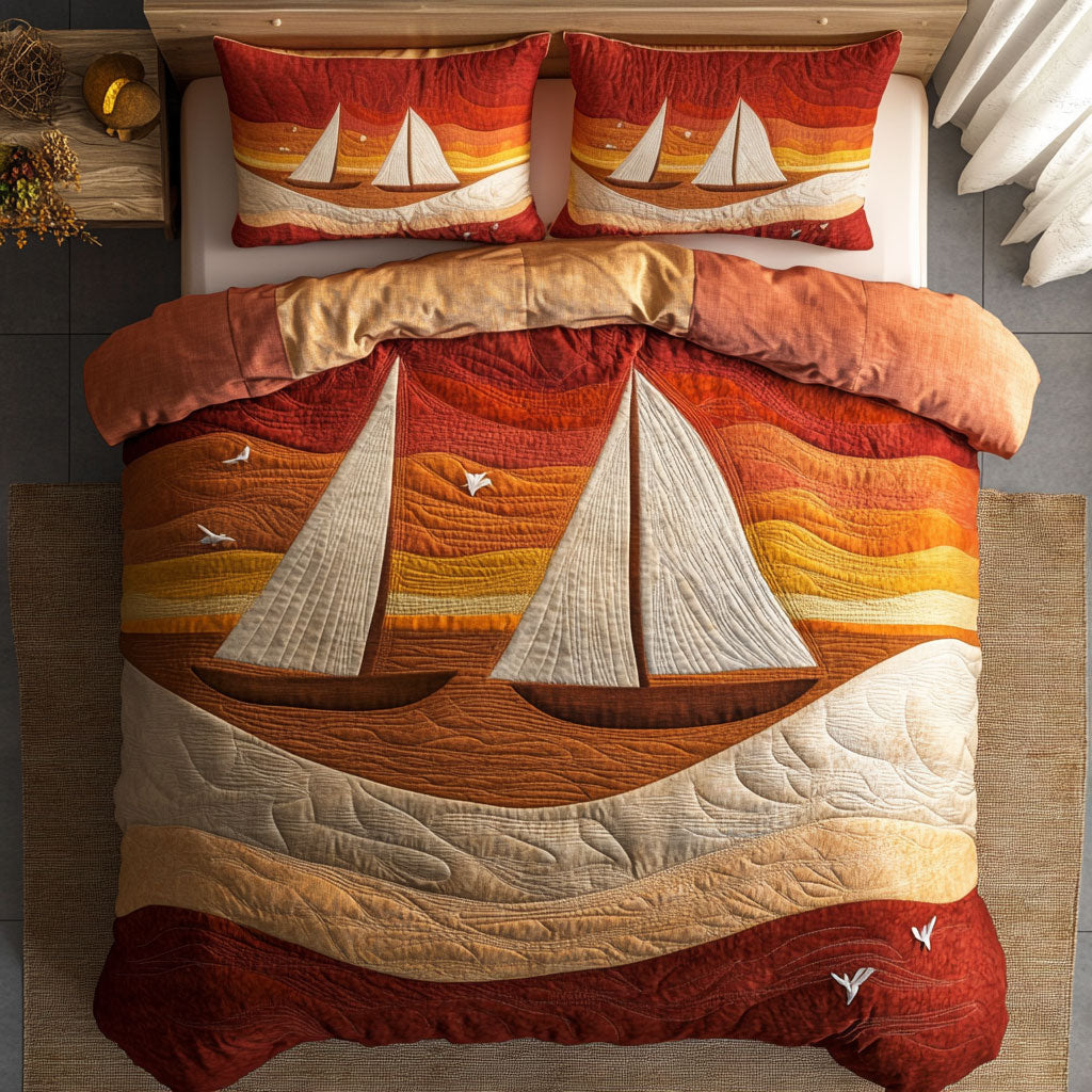 Sunset Sails CP2409012CL Duvet Cover Set