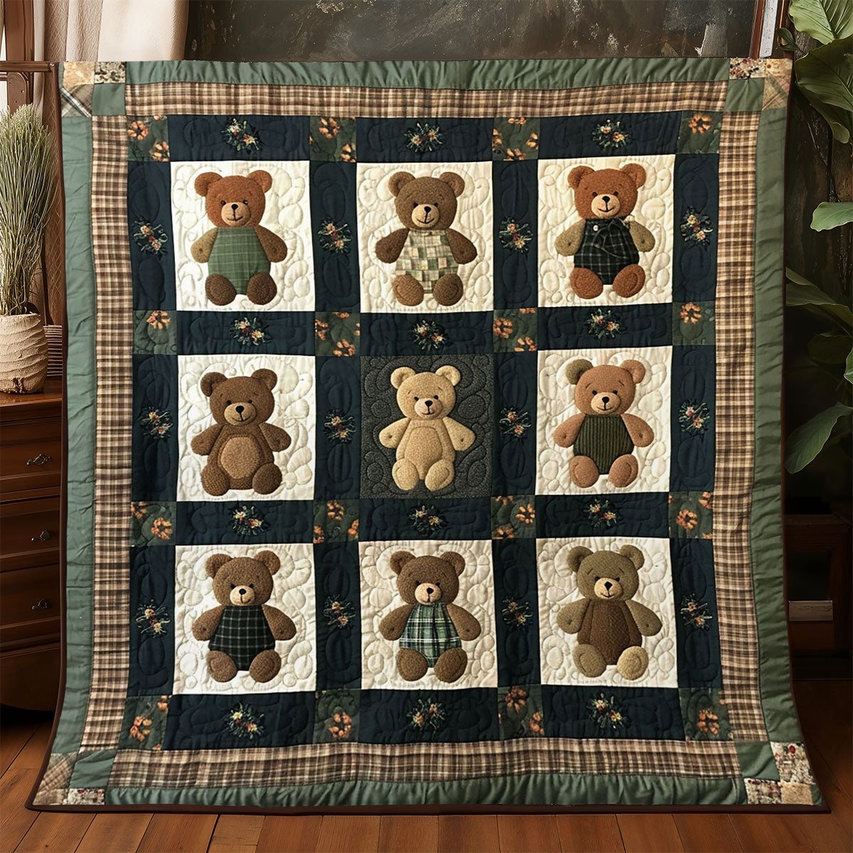 Teddy Bear WJ1904011CL Quilt