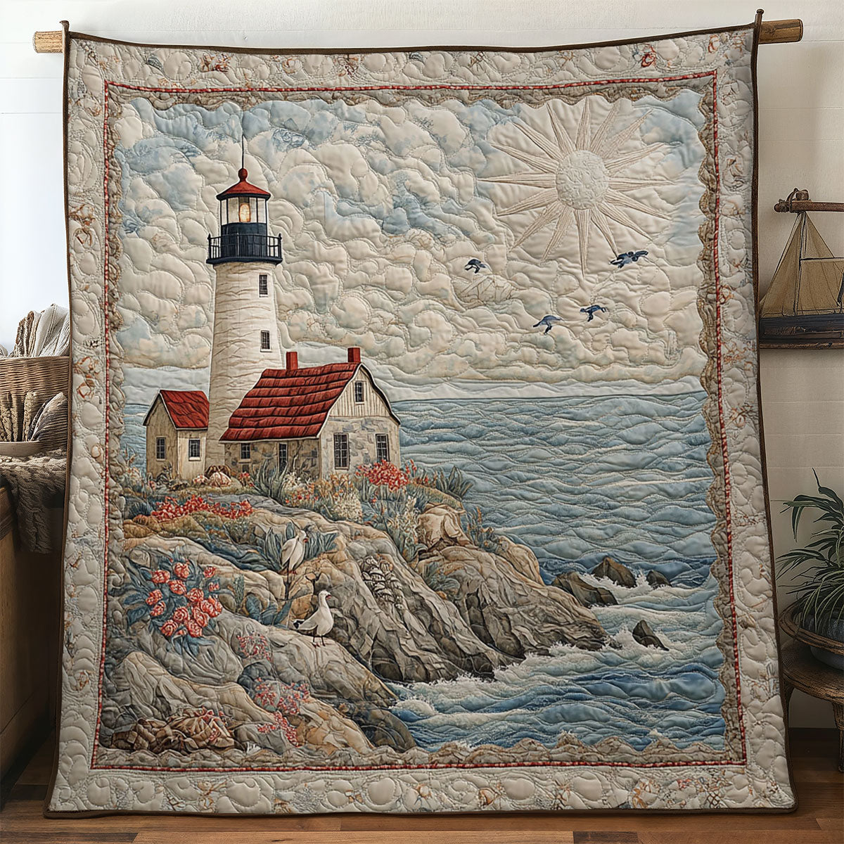 Lighthouse Retreat WN0408041CL Quilt