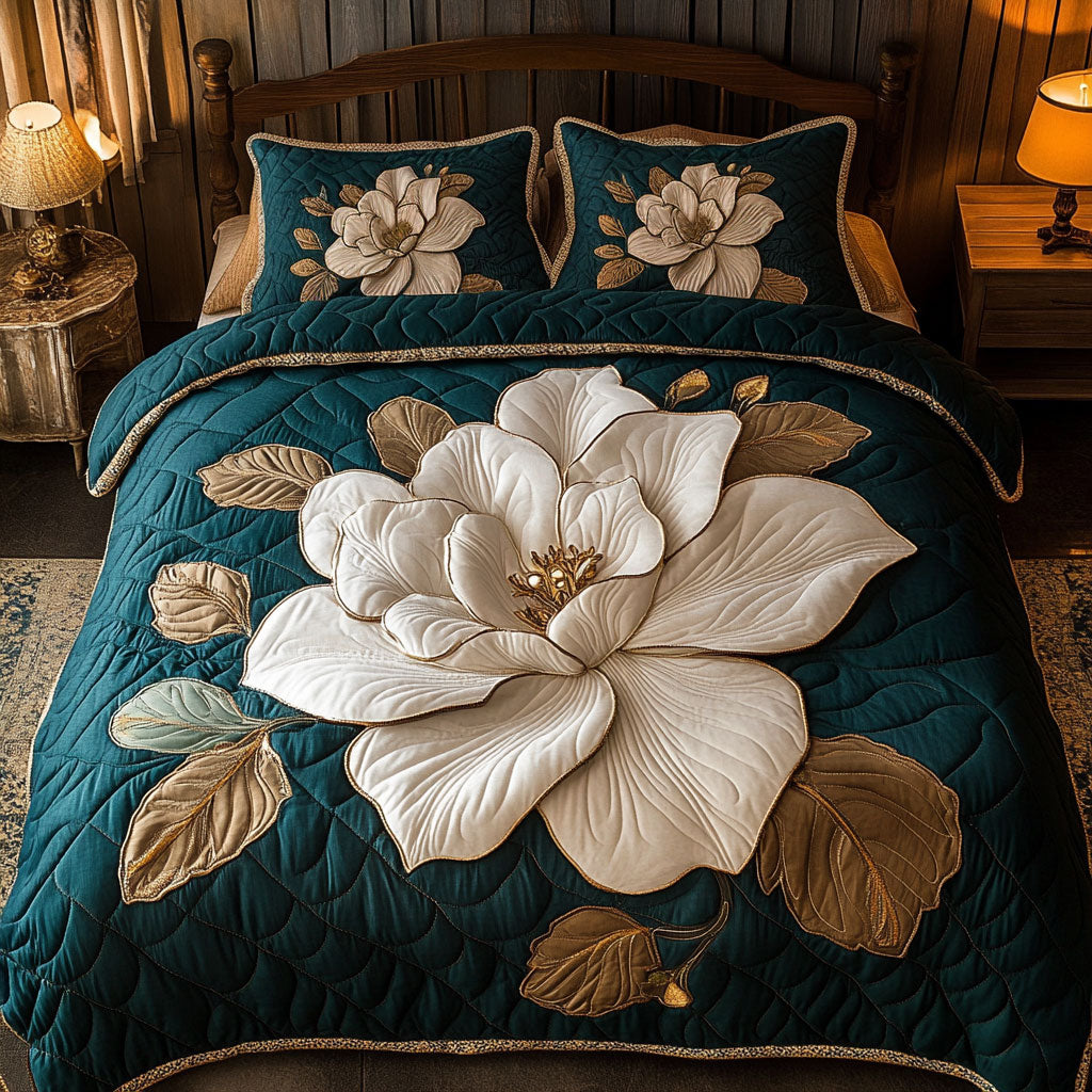 Blooming Magnolia CM1804017CL Duvet Cover Set