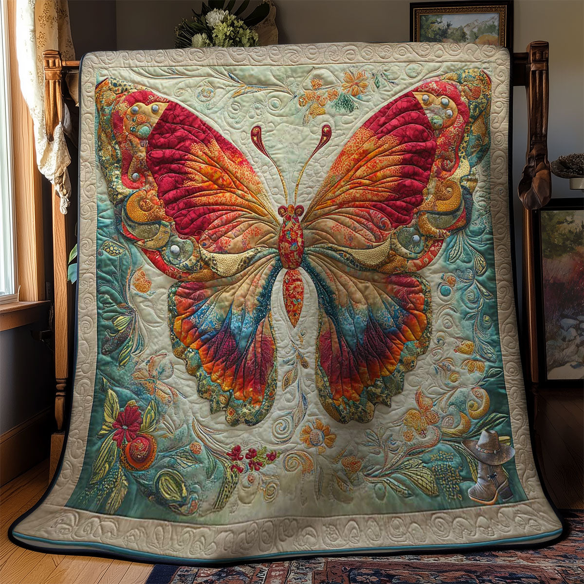Butterfly Bloom WN1612001CL Quilt