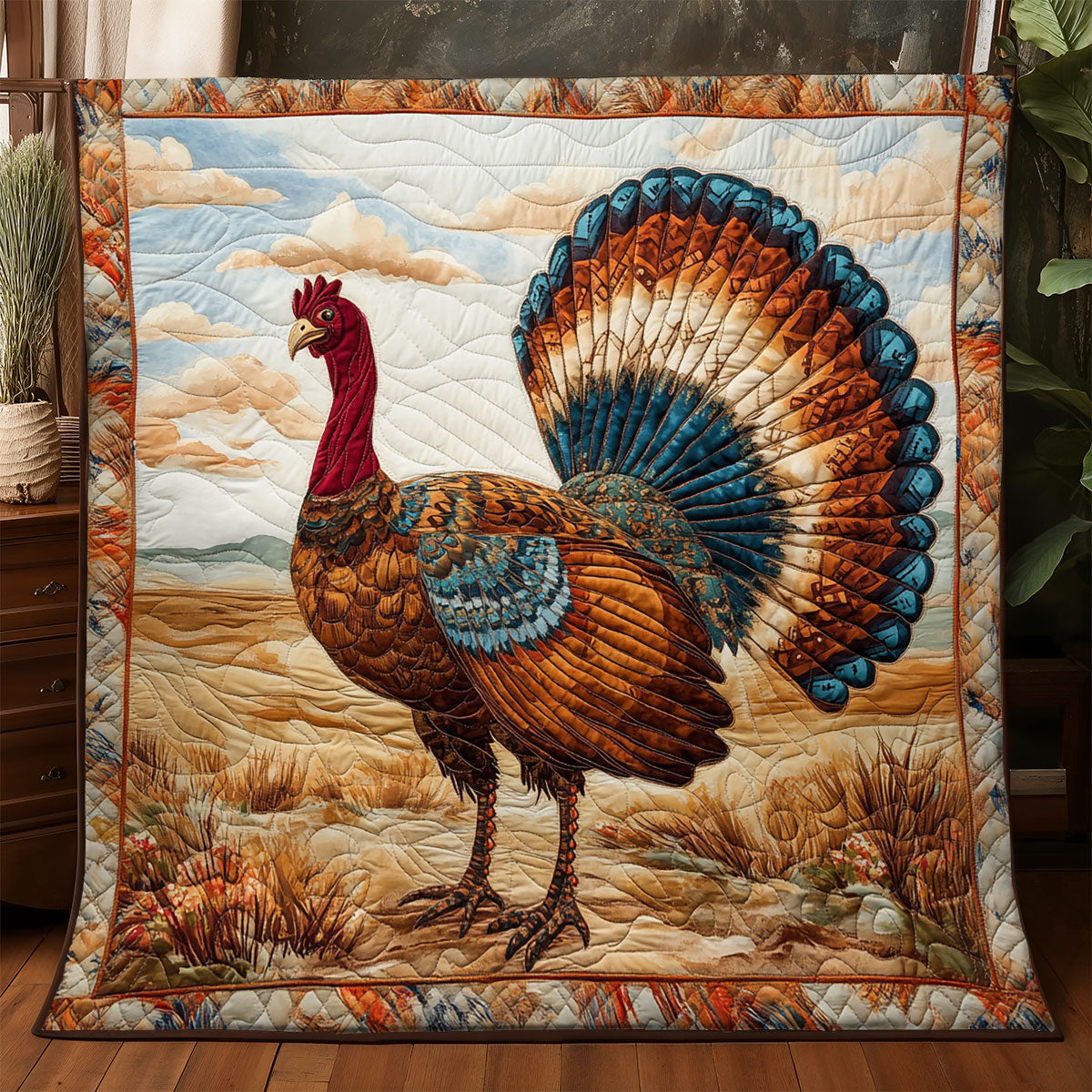Majestic Turkey WX0406034CL Quilt
