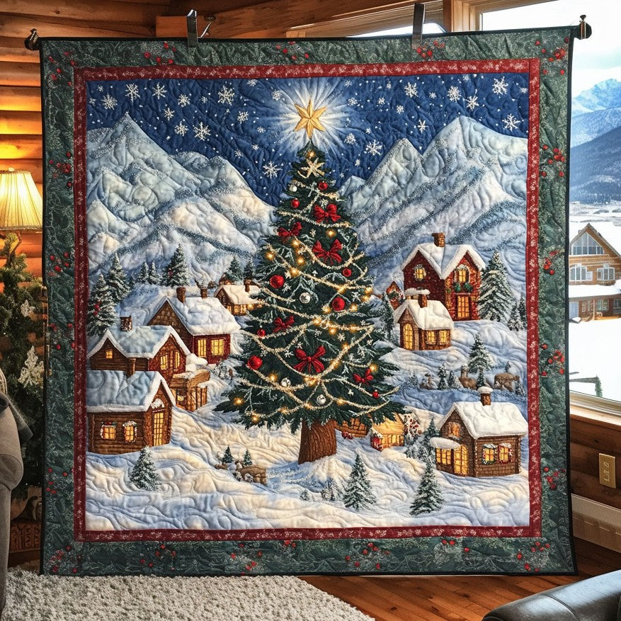 Winter Cottage CW2510057CL Quilt