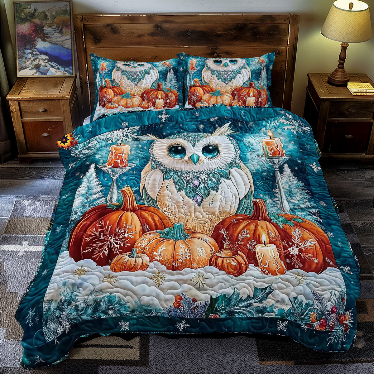 Frost Owl WY2012011CL Duvet Cover Set