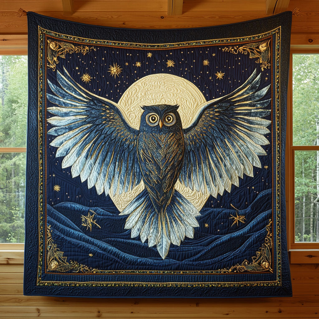 Moonlit Owl CW2907040CL Quilt