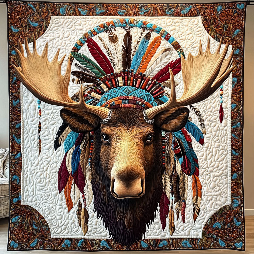 Spirit Moose WY1108024CL Quilt