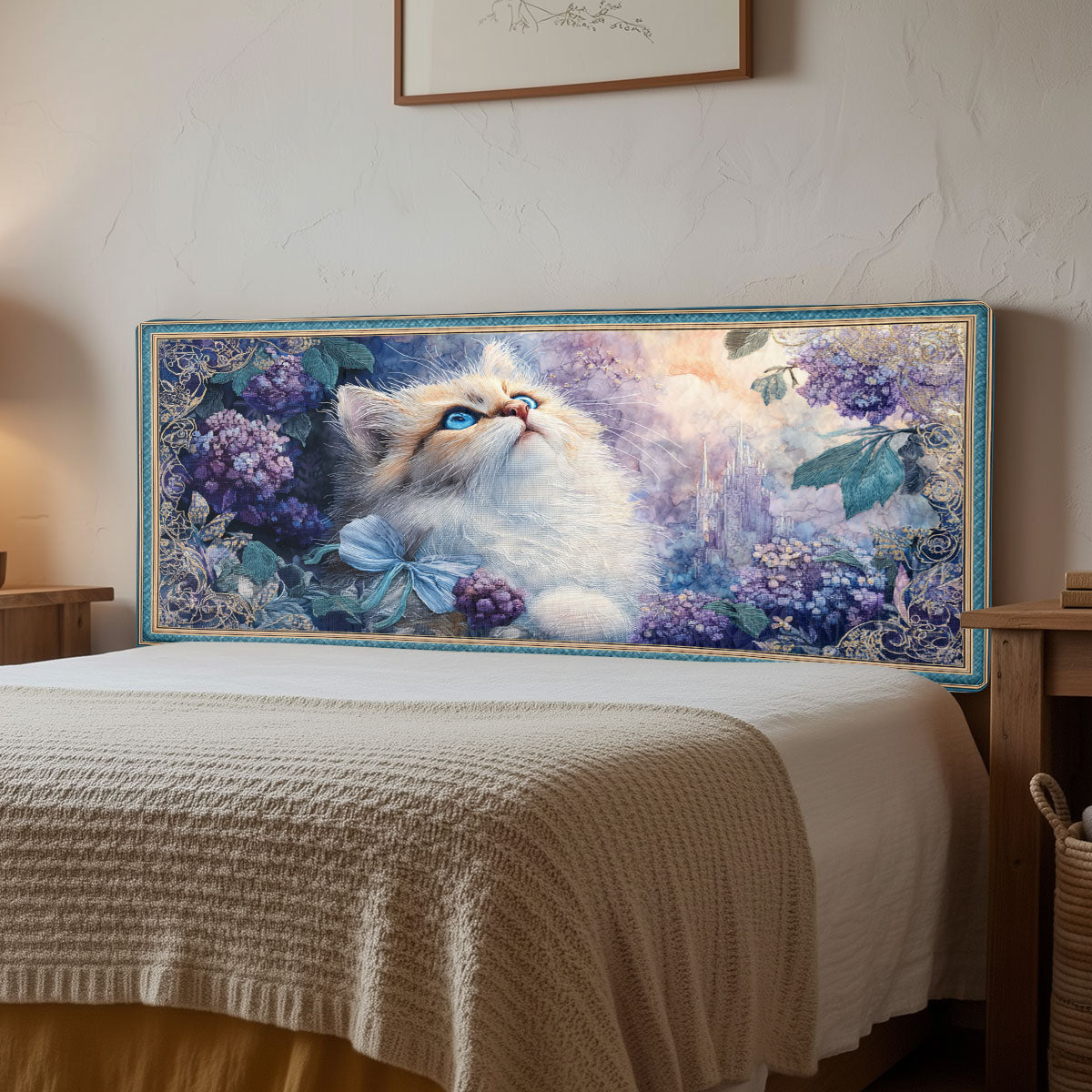 Dreamlight Cat CW2212013CL Quilted Headboard Slipcover
