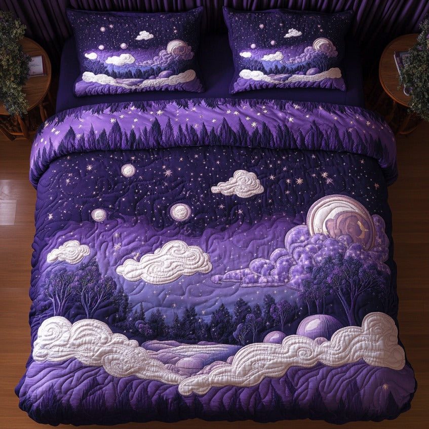 Purple Sky XR1209060CL Duvet Cover Set