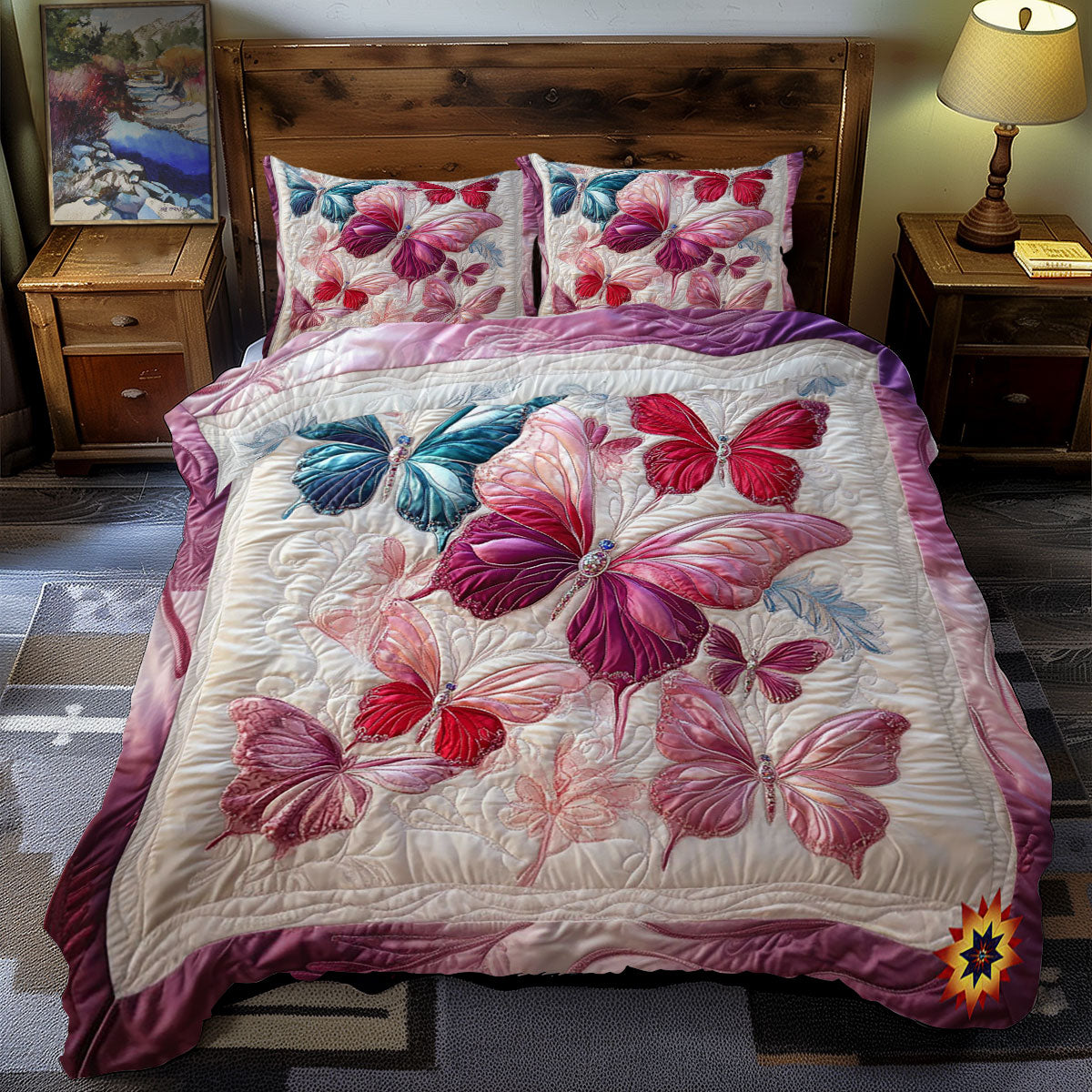 Garden Butterfly WY1912008CL Duvet Cover Set