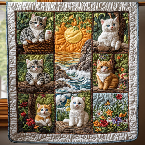 A Feline Adventure WY2208075CL Quilt