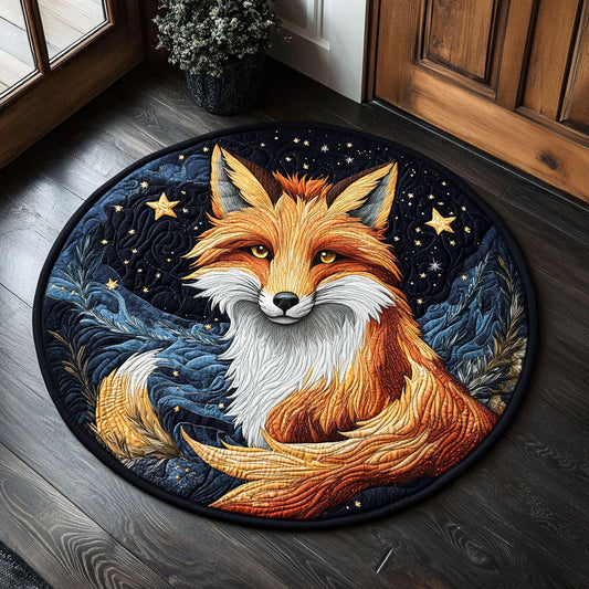 Fox Night WX2105017CL Quilted Round Mat
