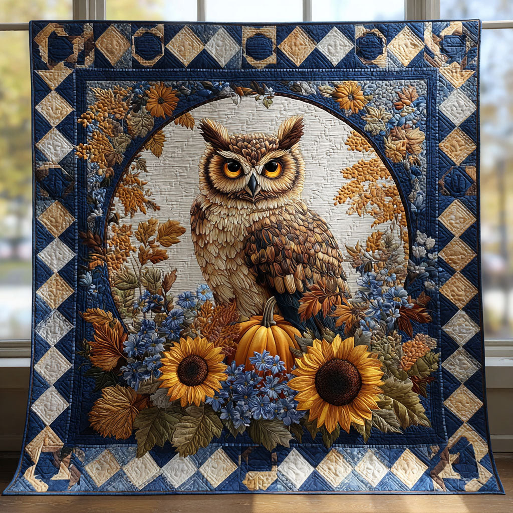 Autumn Owl Charm CW0708041CL Quilt